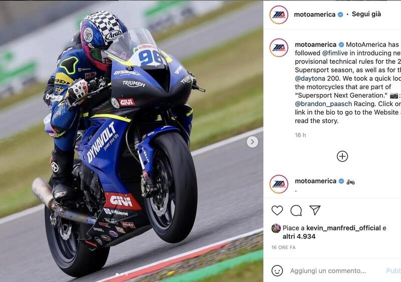 Supersport: MotoAmerica apre al nuovo regolamento. Ma quale?