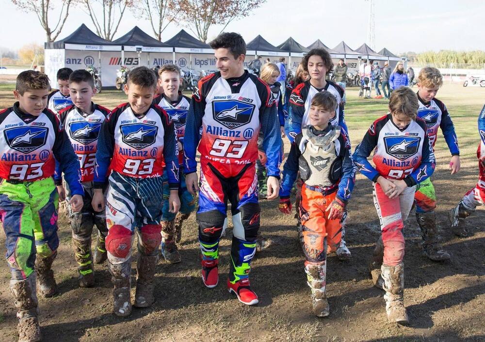 Marc Marquez, corsi gratuiti di motocross ai ragazzi tra i 10 e i 13 anni