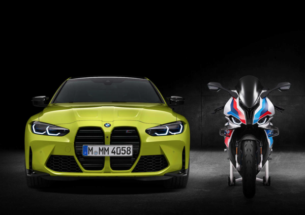 [VIDEO] Auto contro Moto: la sfida tra BMW M4 e BMW M 1000 RR. Safety a chi?