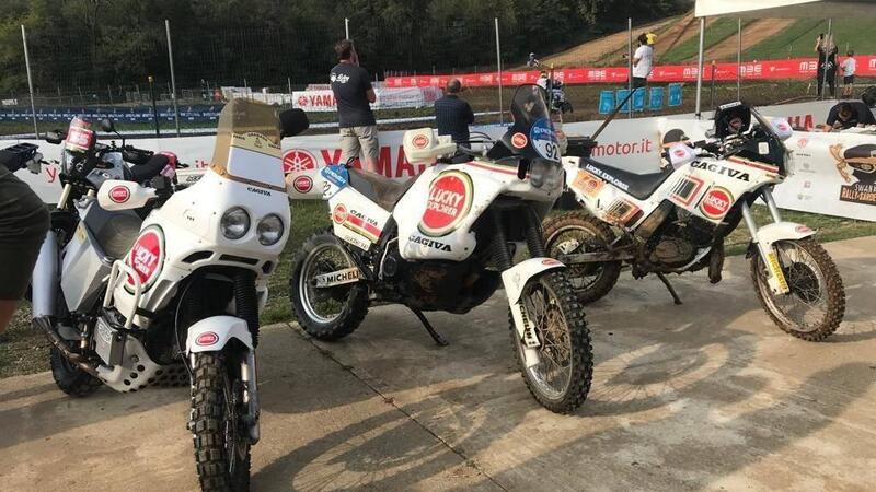 Il Team Lucky Explorer vince allo Swank. In gara anche la mitica Cagiva Elefant di Edi Orioli