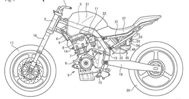 Suzuki: un brevetto per un nuovo motore bicilindrico parallelo