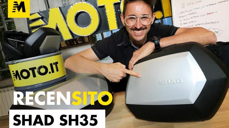 Shad SH35. Recensione valigie laterali e bauletto espandibile