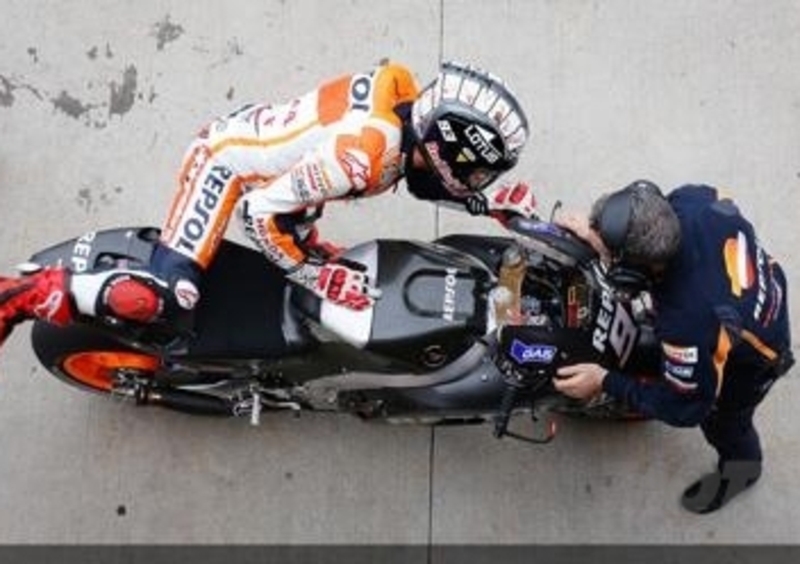 Marquez chiude in testa i tre giorni di test a Valencia