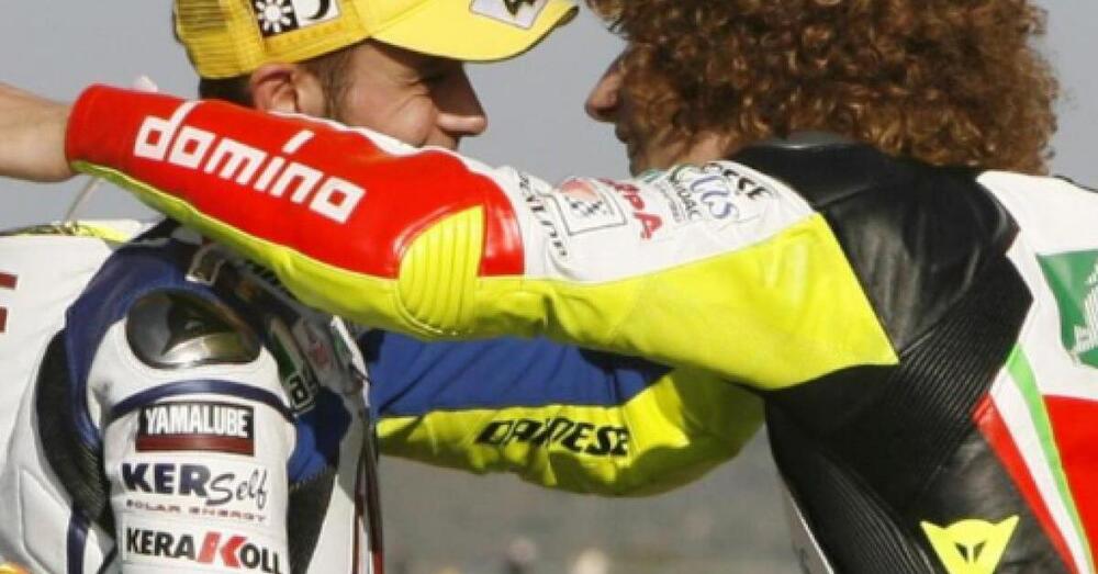 Valentino Rossi e i 10 anni senza Marco Simoncelli: a Misano il 58 invece del 46
