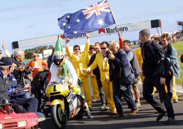 20 anni fa Phillip Island 2001: Valentino Rossi e le prime volte 