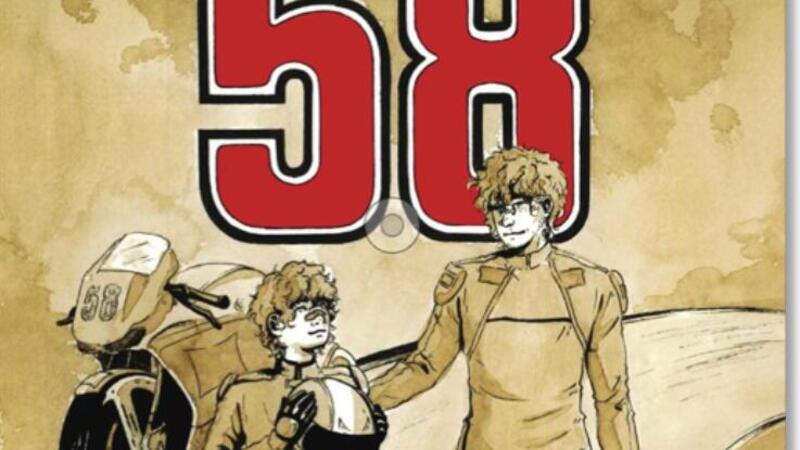 &quot;58&quot;, una favola illustrata sulla vita di Marco Simoncelli