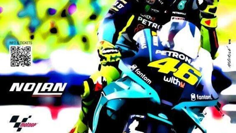 MotoGP, Misano: Valentino Rossi sui poster del Gran Premio