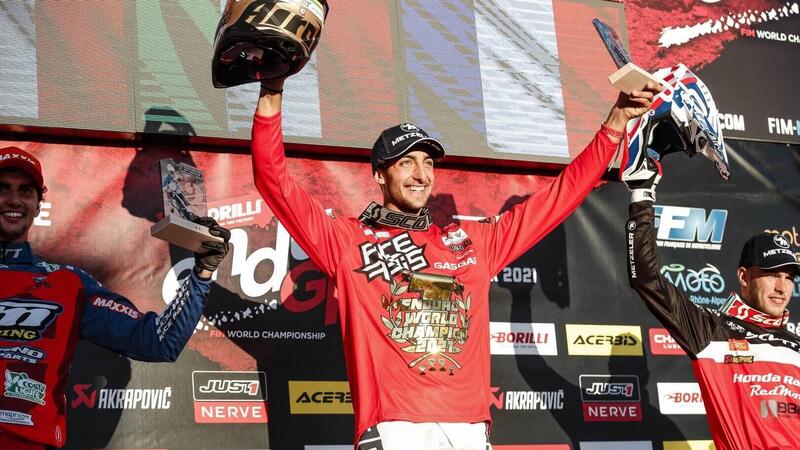 EnduroGP 21. Francia 1. Verona, GasGas, Garcia, KTM, Freeman, Beta, Campioni del Mondo