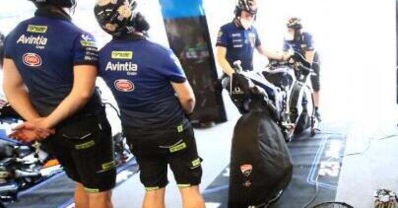 Mano pesante di Avintia Esponsorama: licenziato il meccanico con il test PCR falsificato