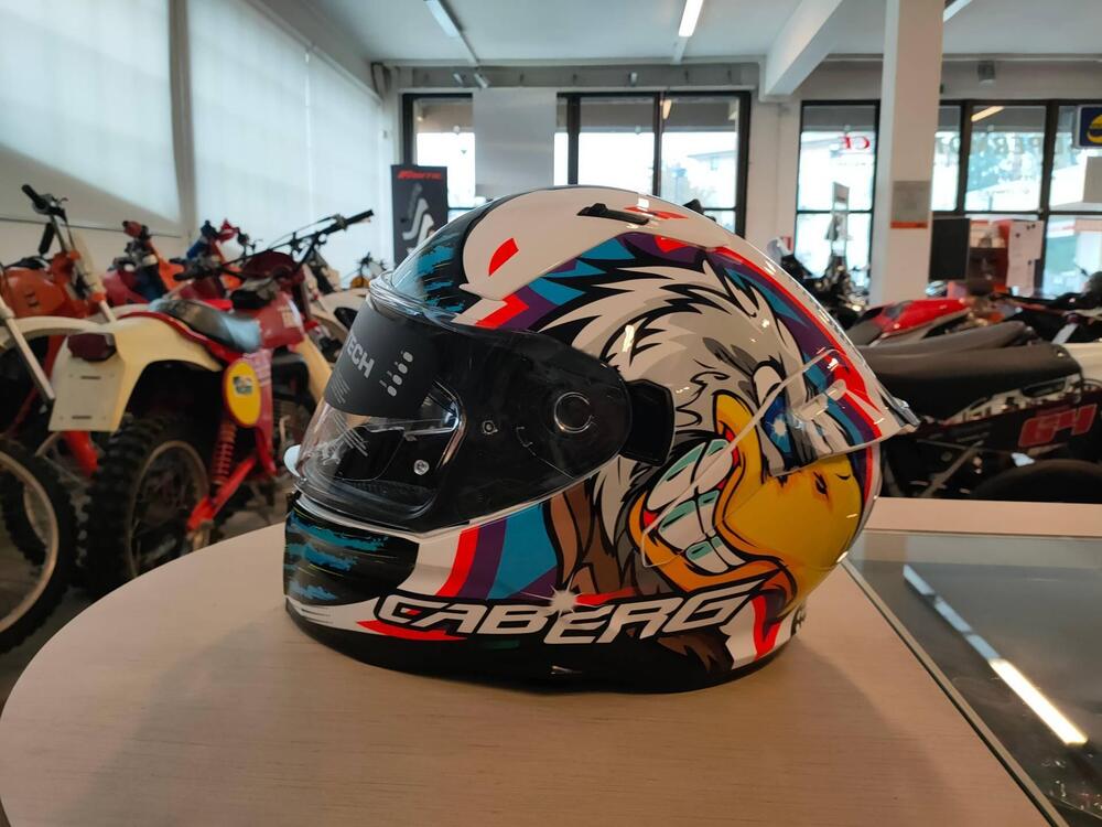 CASCO CABERG AVALON HAWK WHITE/BLACK/BLUE