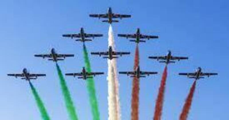 Anche le Frecce Tricolori per l&rsquo;ultima di Valentino Rossi a Misano