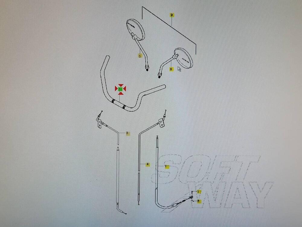 Manubrio diametro 26 mm Hyosung