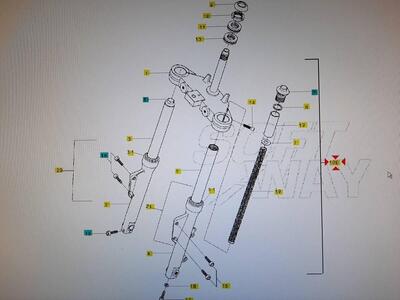 Forcella anteriore (GV) Hyosung