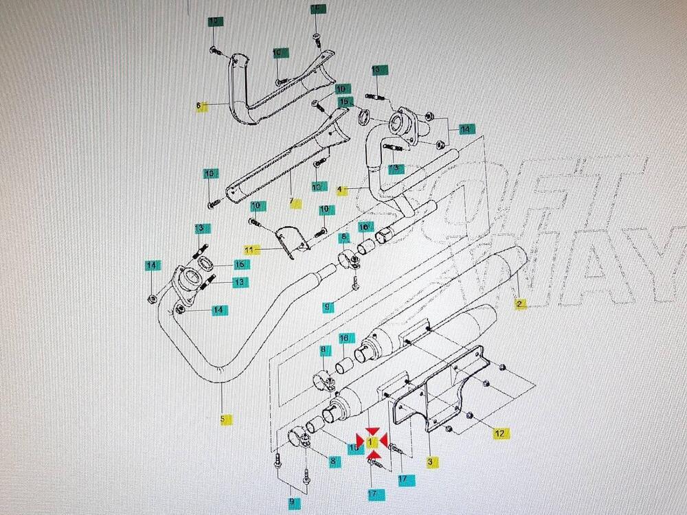 Silenziatore GV250 Hyosung