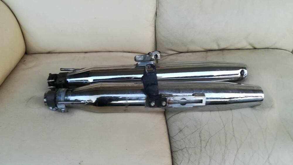 Scarichi aperti per Yamaha Dragstar 1100 (5)