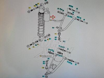 Ammortizzatore anteriore ABS Hyosung