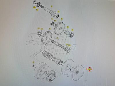 Set Puleggia MS3 250 Hyosung