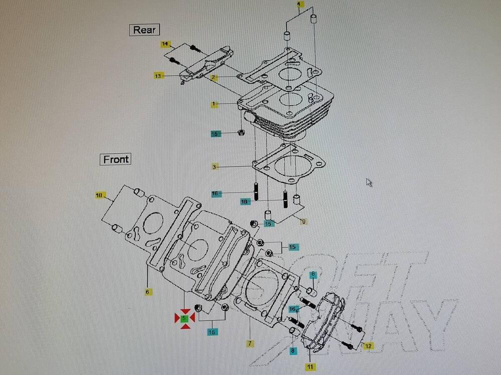 Cilindro GT 125 Hyosung