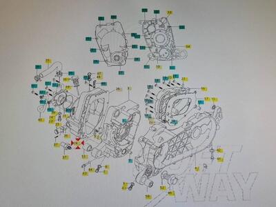 Coperchio carter statore Hyosung