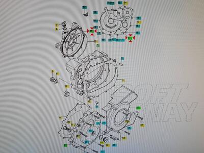 Coperchio frizione esterno Hyosung