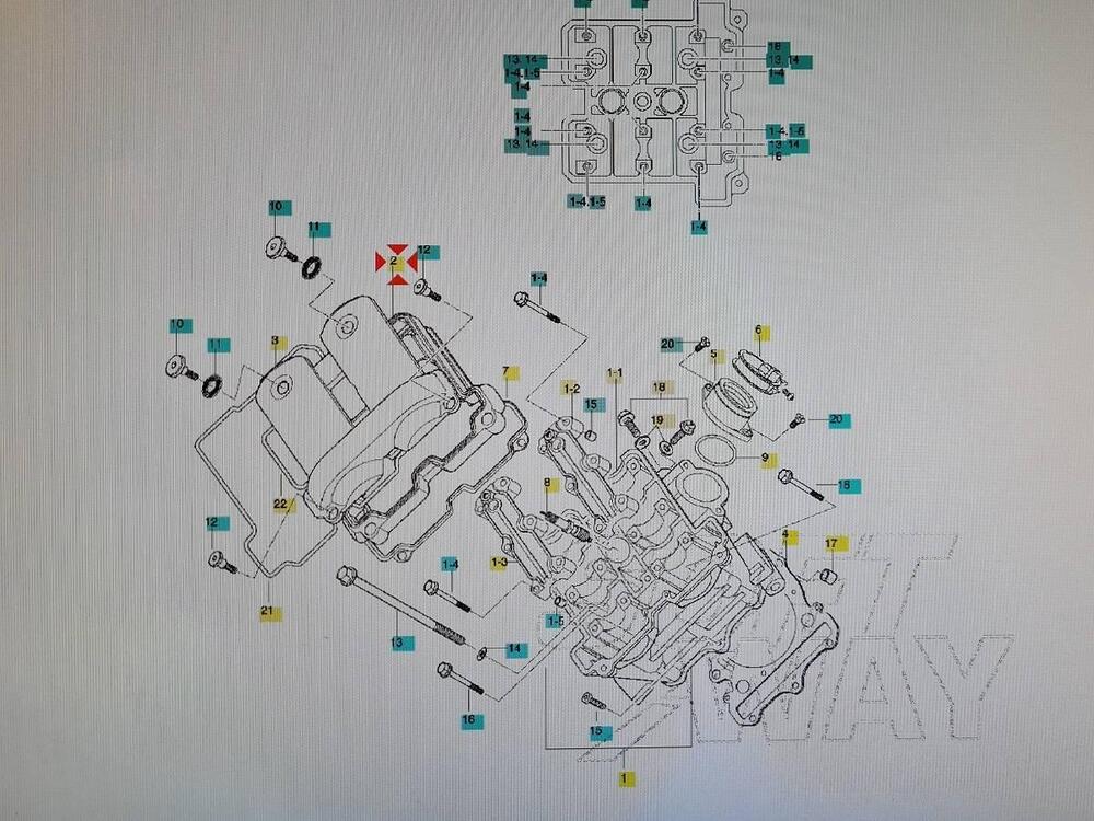 Coperchio valvole Hyosung