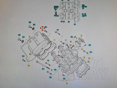 Coperchio valvole Hyosung