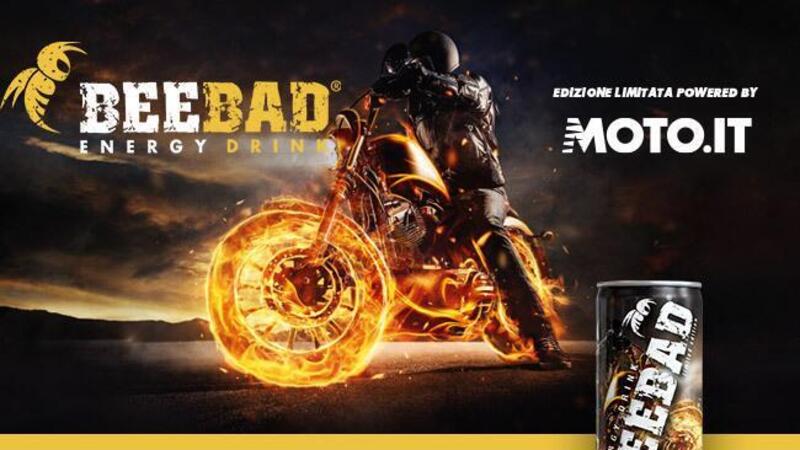 BEEBAD e Moto.it. Partnership rinnovata e 50.000 lattine in edizione limitata "Powered by Moto.it"