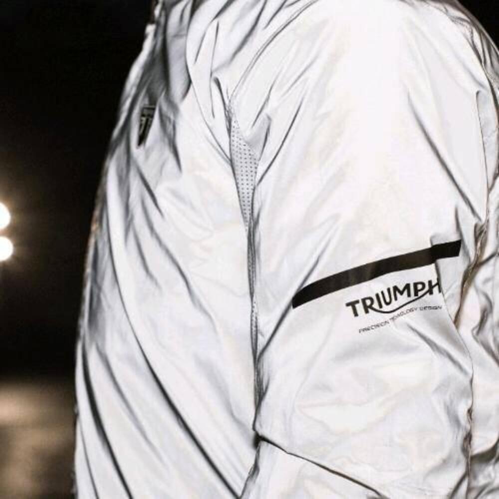 Giacca Moto Triumph Reflective Argento MFNA2040 (3)