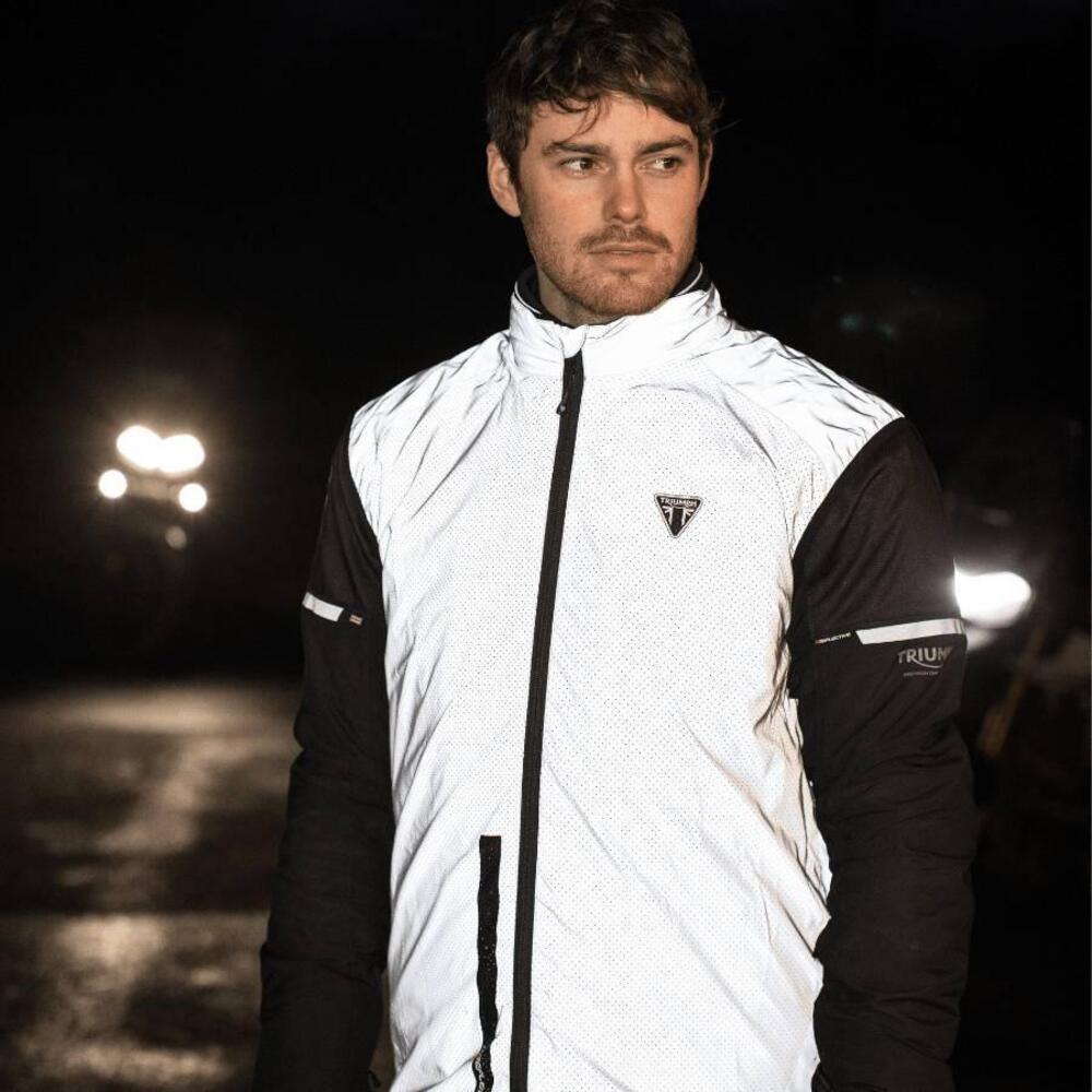 Gilet Alta Visibilità Triumph Argento MFNA2041 (5)