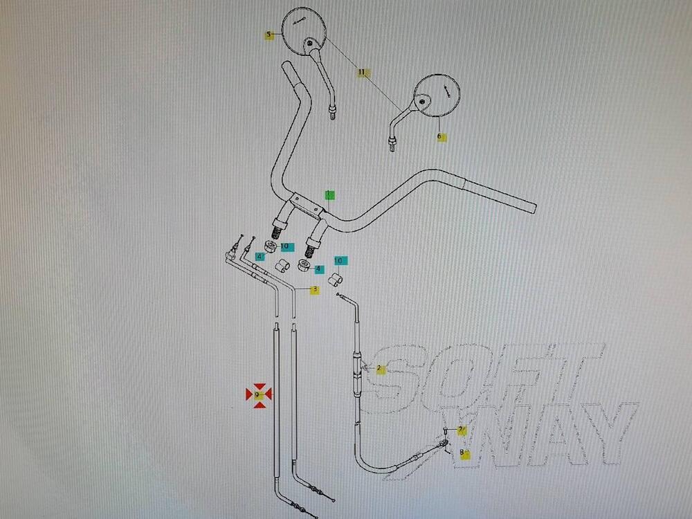 Cavo acceleratore Hyosung
