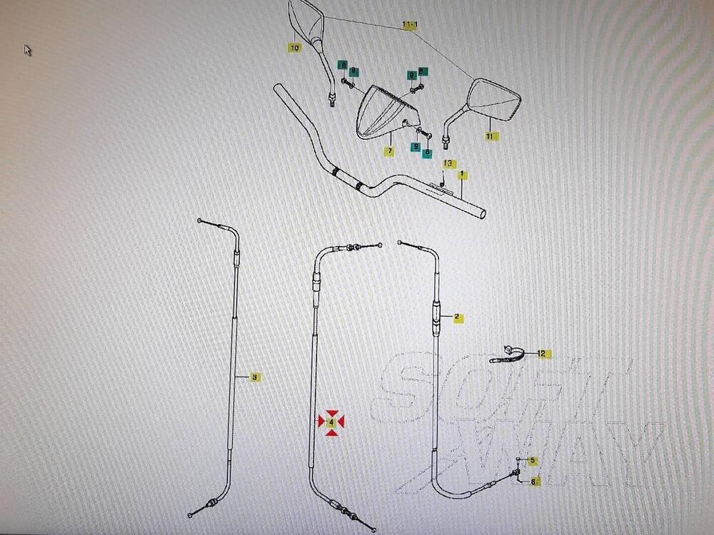 Cavo frizione Hyosung