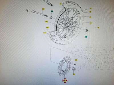 Disco freno anteriore Hyosung