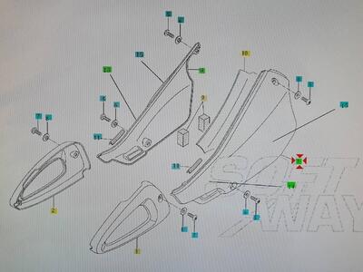 Cover lato sinistro Hyosung