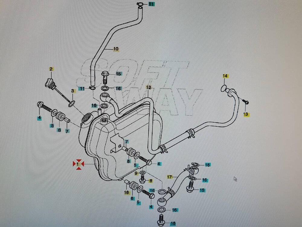 Serbatoio olio Hyosung
