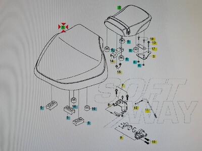 Sella conducente Hyosung