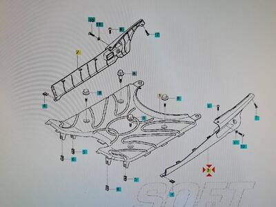 Protezione gamba sinistra Hyosung