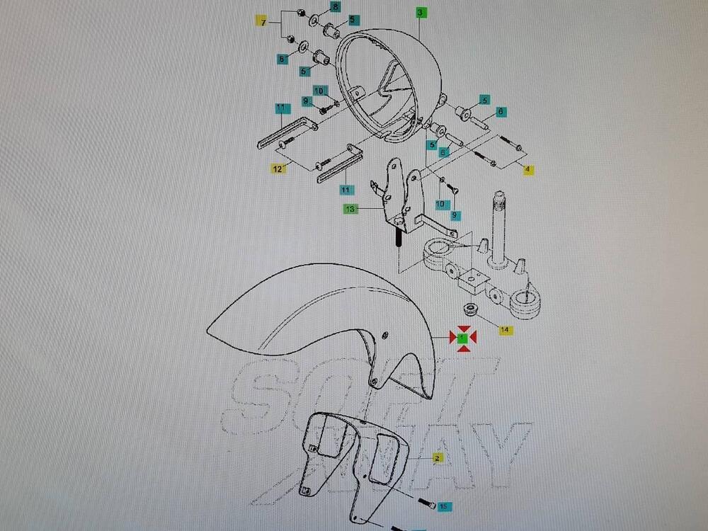 Parafango anteriore Hyosung