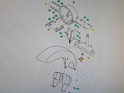 Parafango anteriore Hyosung