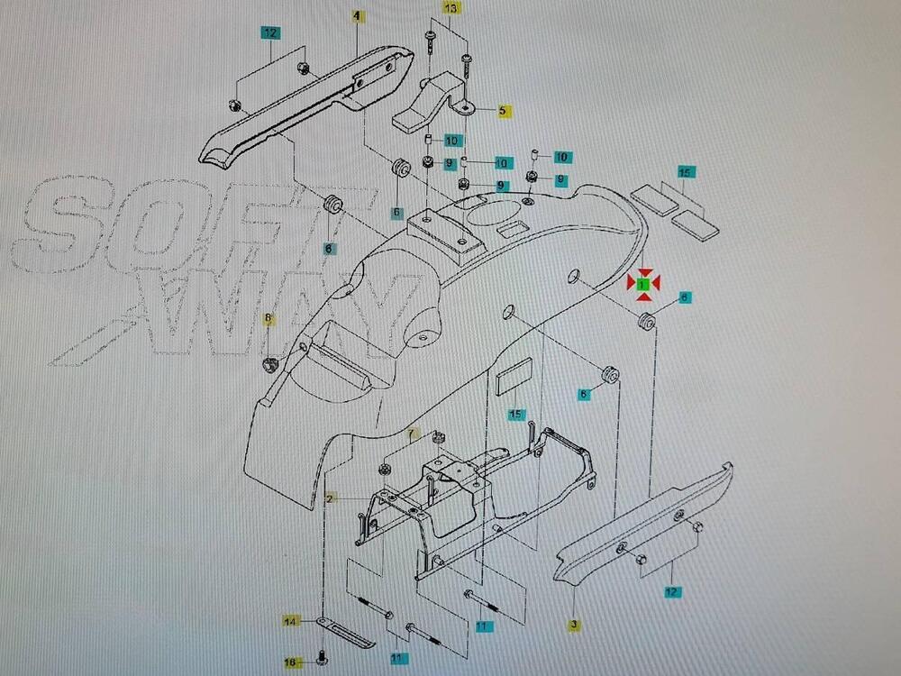 Cover copricodino Hyosung