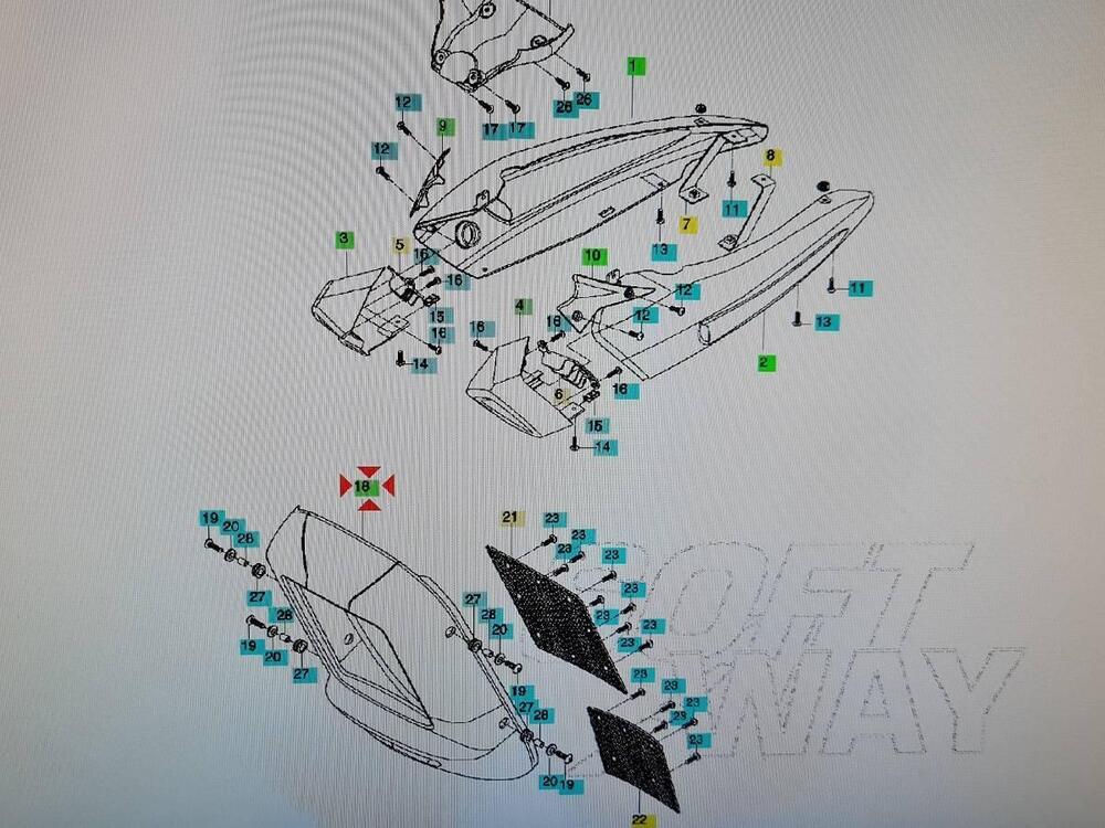 Cover radiatore Hyosung