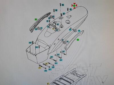 Parafango posteriore Hyosung