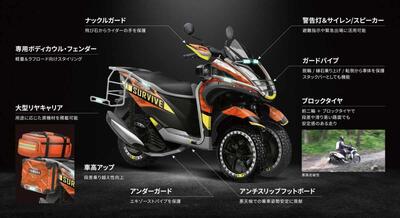 Yamaha Tricity 125 Rough Road concept