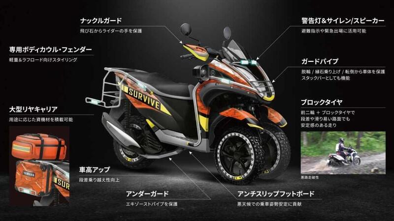 Yamaha Tricity 125 Rough Road concept