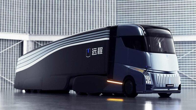 Nuovi camion elettrici, Non solo Semi e Tesla: arriva il super Geely Homtruck