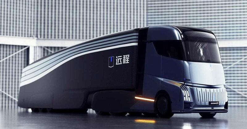 Nuovi camion elettrici, Non solo Semi e Tesla: arriva il super Geely Homtruck