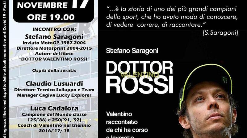 &quot;Dottor Valentino Rossi&quot; al BER Store mercoled&igrave; 17 novembre alle 19