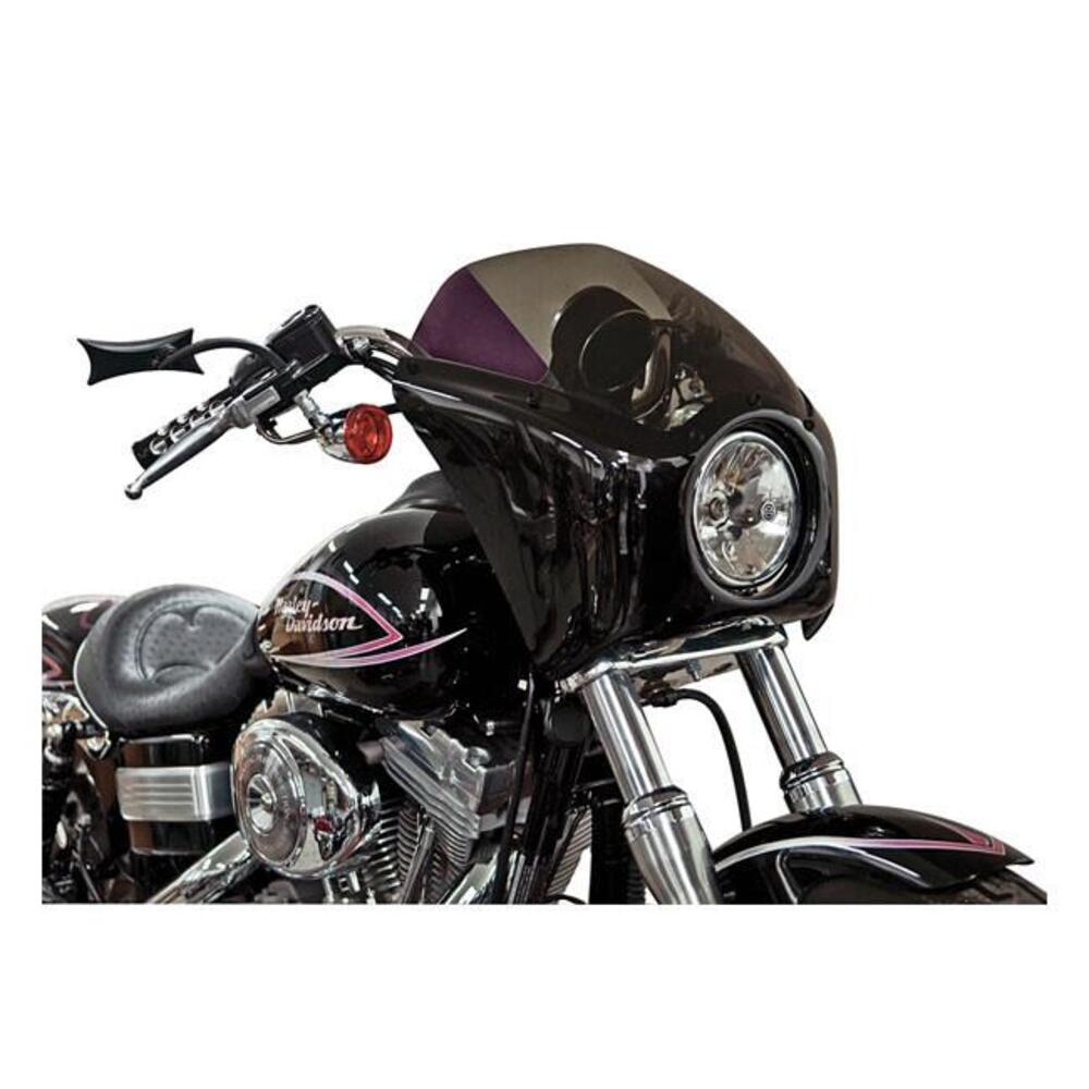 Cupolino Ness liscio per Dyna Gloss Black Arlen Ness