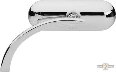 Specchietto Arlen Ness Mini Oval sinistro cromo