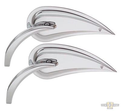 Specchietto Rad 3 cromato a goccia destro cromo Arlen Ness