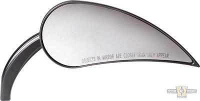 Specchietto Rad 3 nero a goccia sinistro Arlen Ness